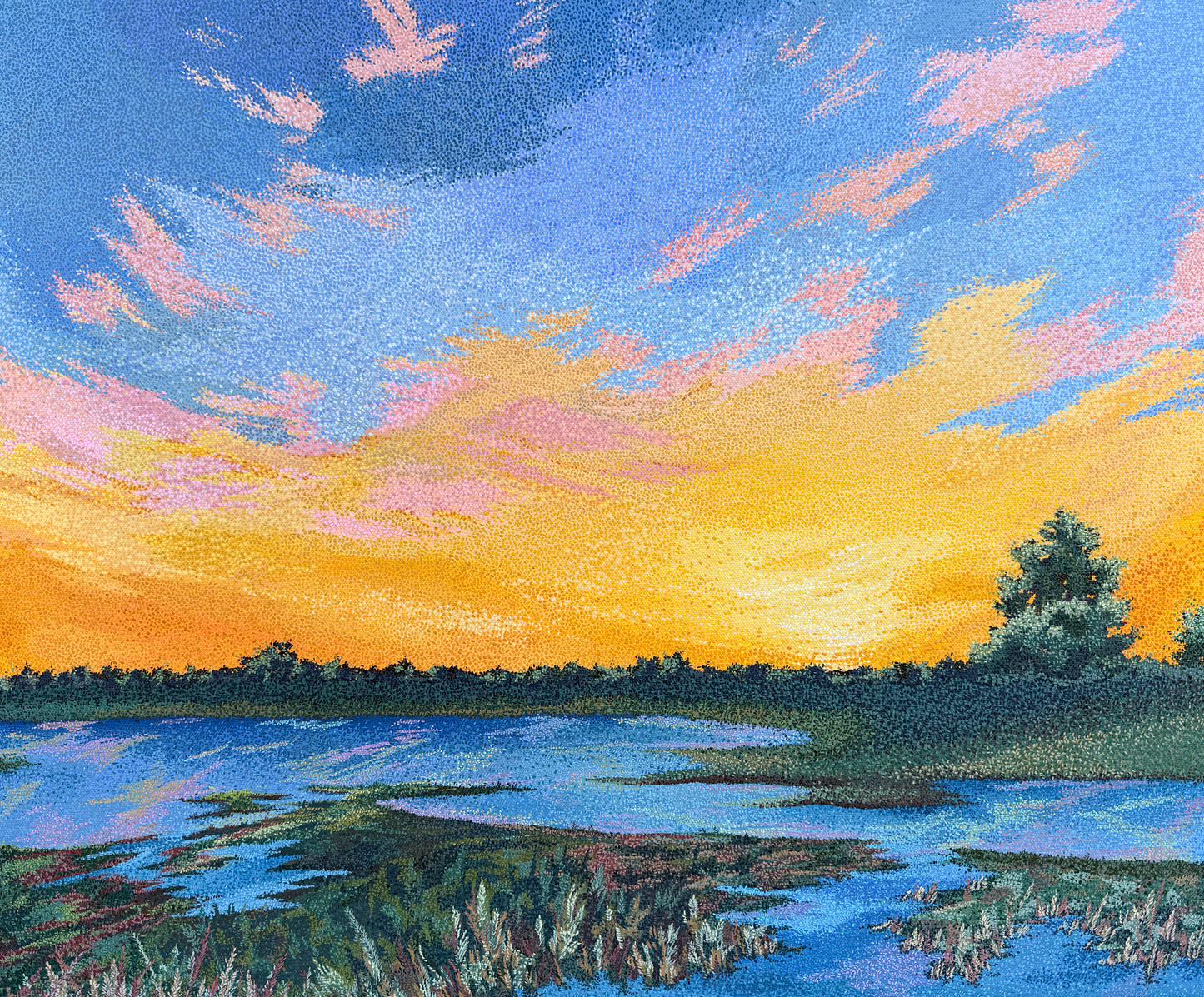 Electric Dusk Print