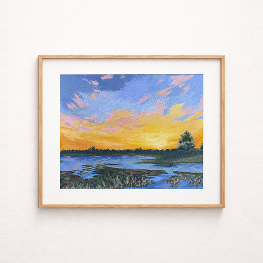 Electric Dusk Print